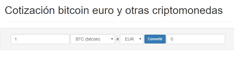 conversor bitcoin euro