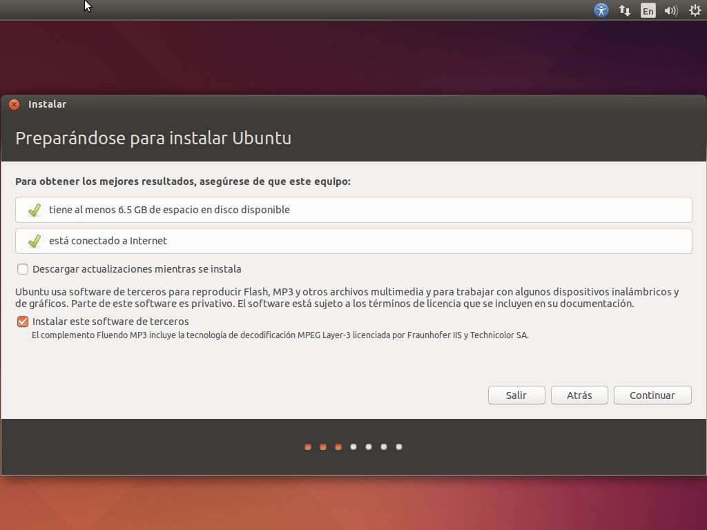 instalar ubuntu requisitos